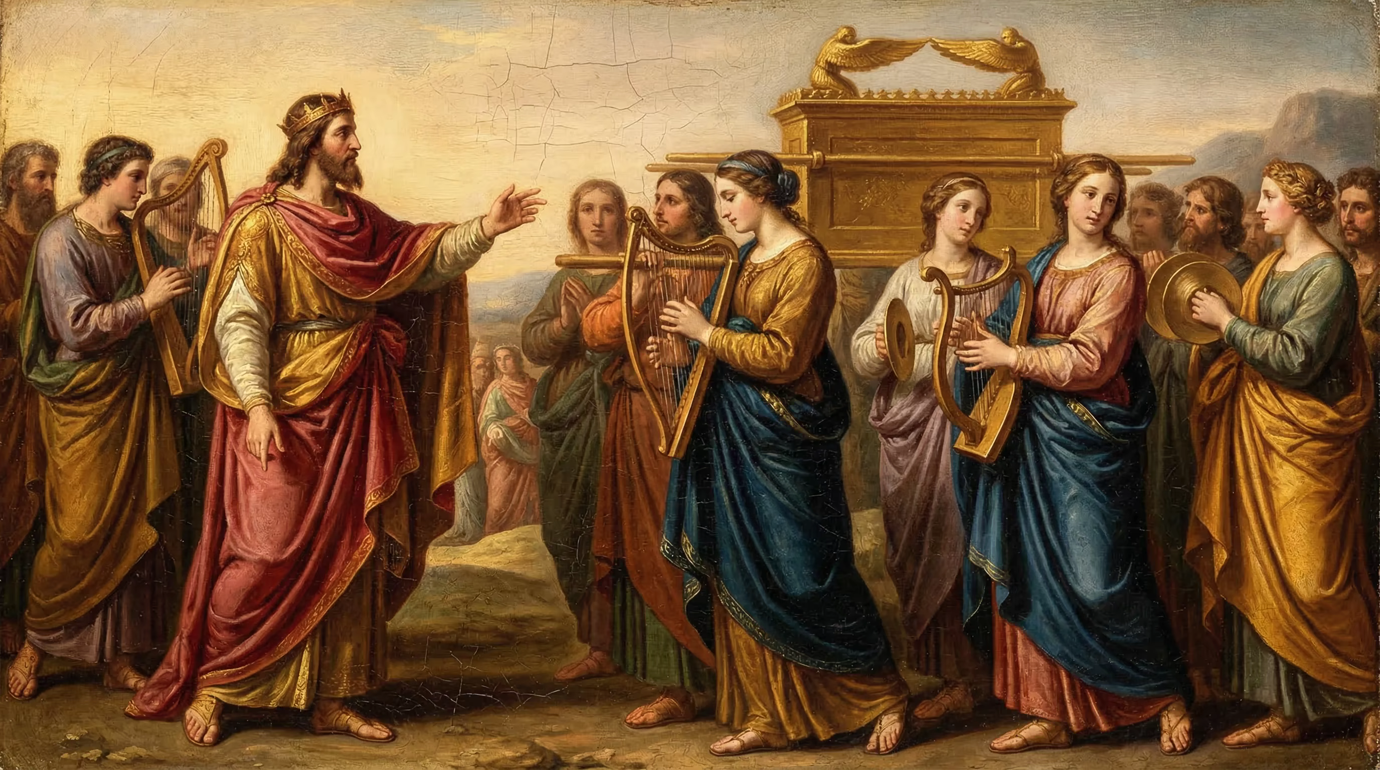 Book of 1 Chronicles - Bible Art in Italian Renaissance Style