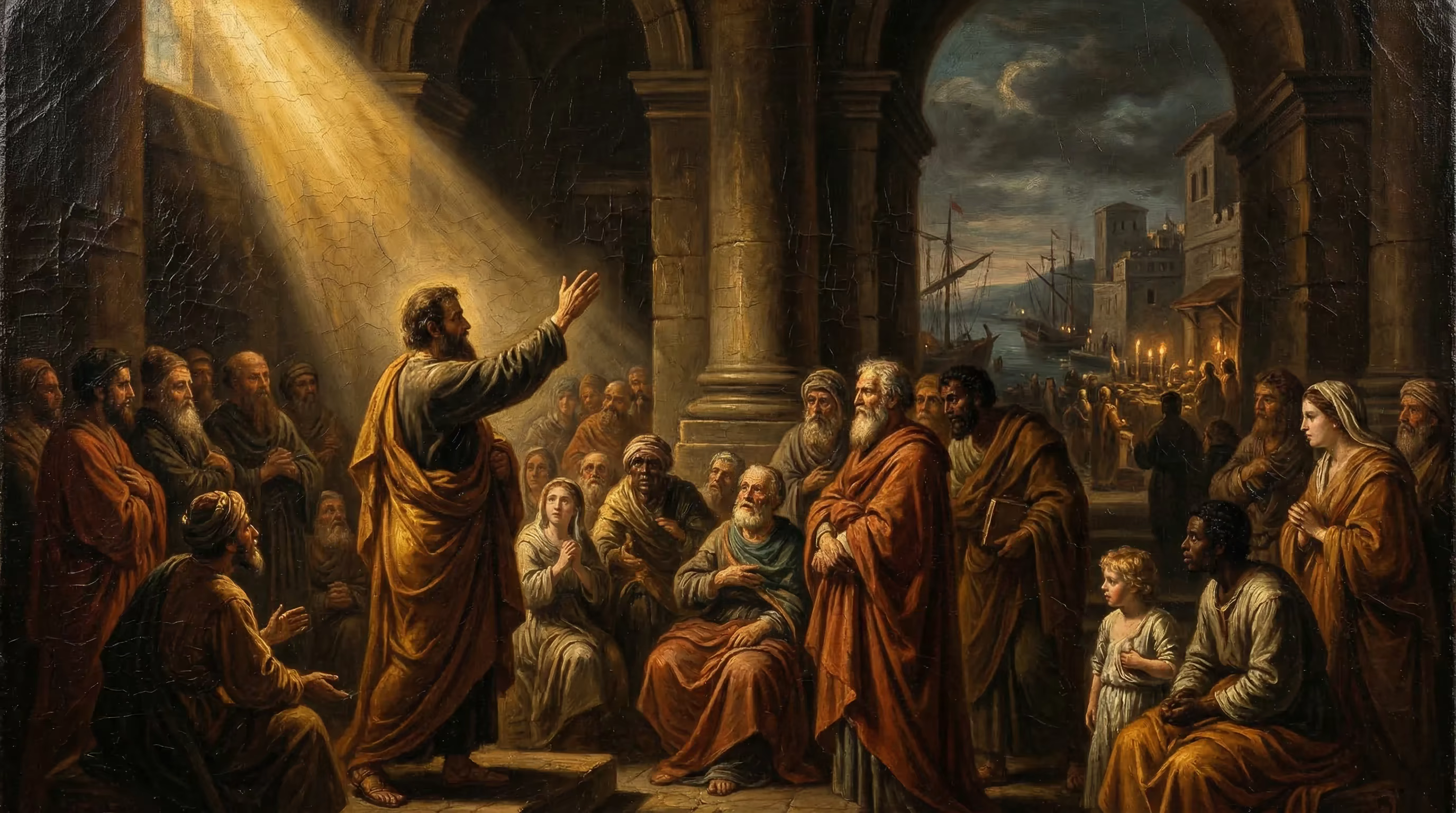 Book of 1 Corinthians - Bible Art in Baroque Drama Style