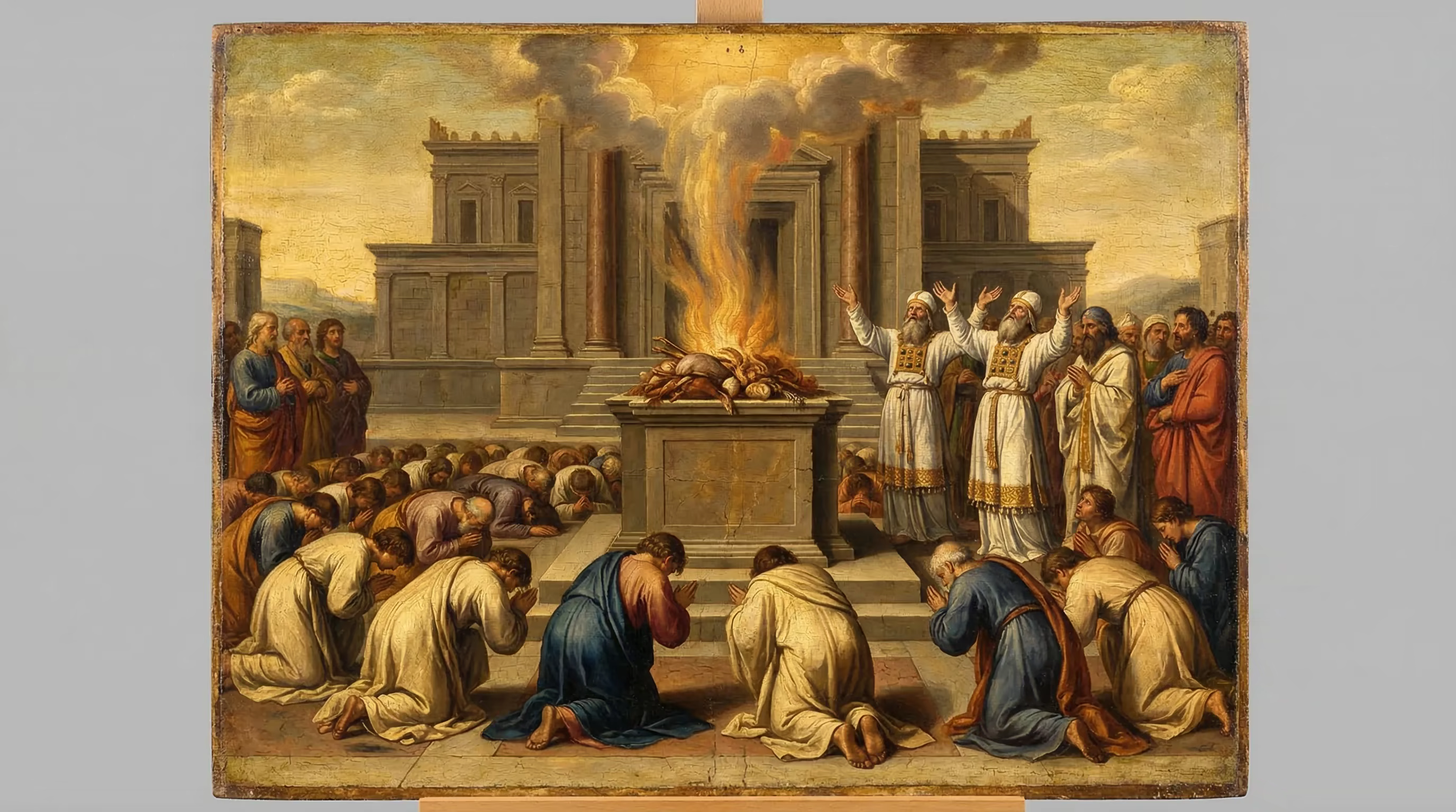 Book of 2 Chronicles - Bible Art in Italian Renaissance Style