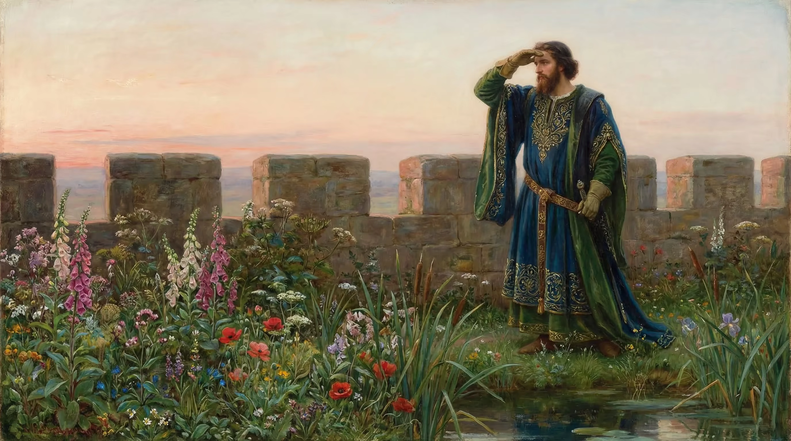Book of 2 Thessalonians - Bible Art in Pre Raphaelite Style