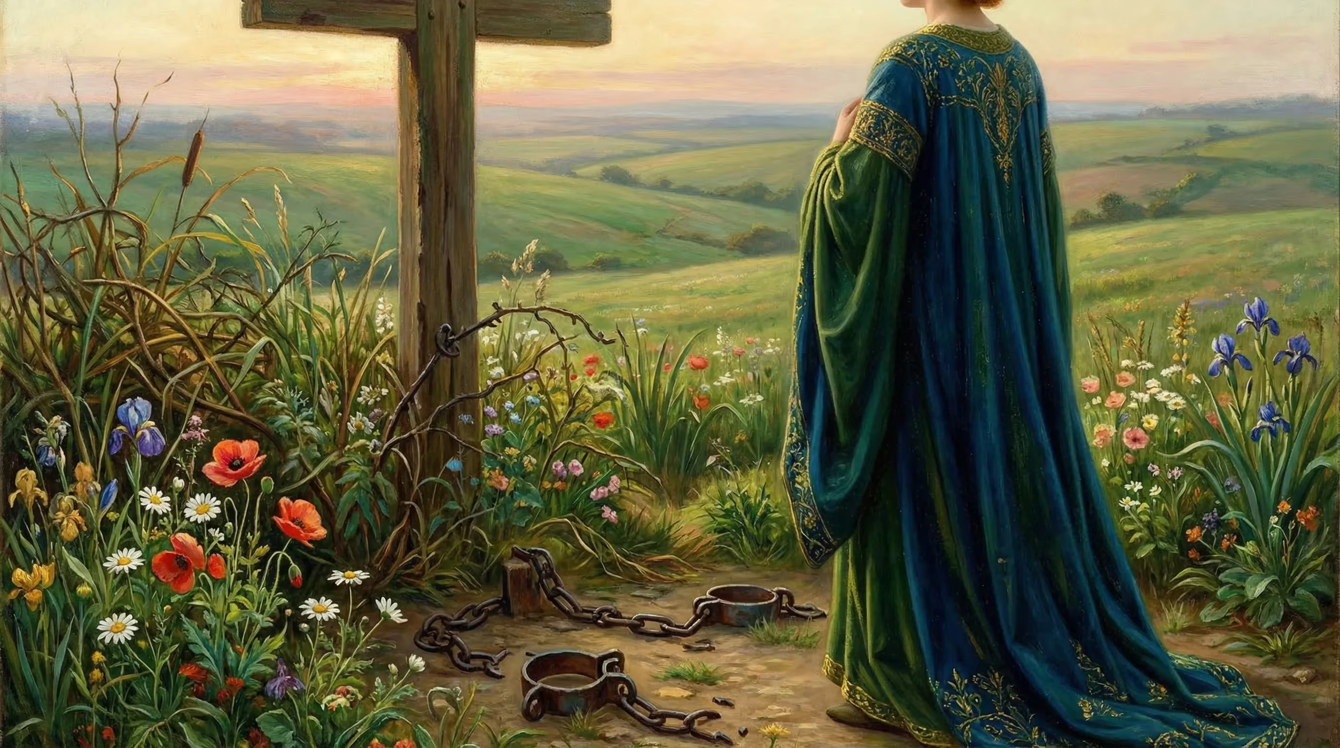 Book of Galatians - Bible Art in Pre Raphaelite Style