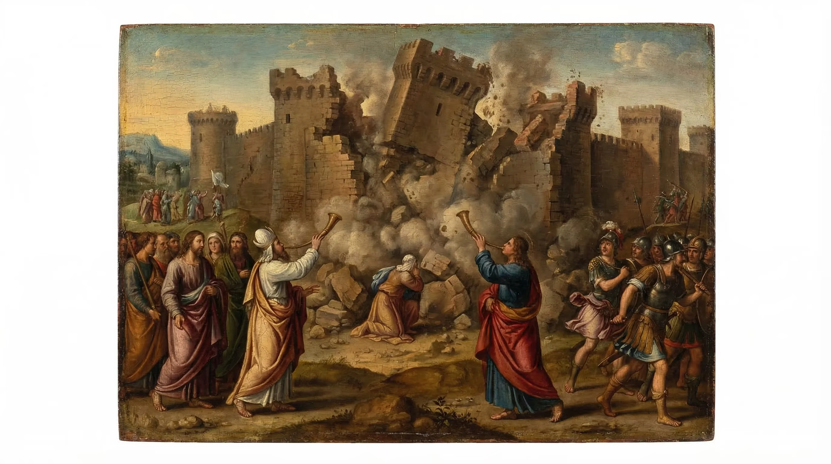 Book of Joshua - Bible Art in Italian Renaissance Style