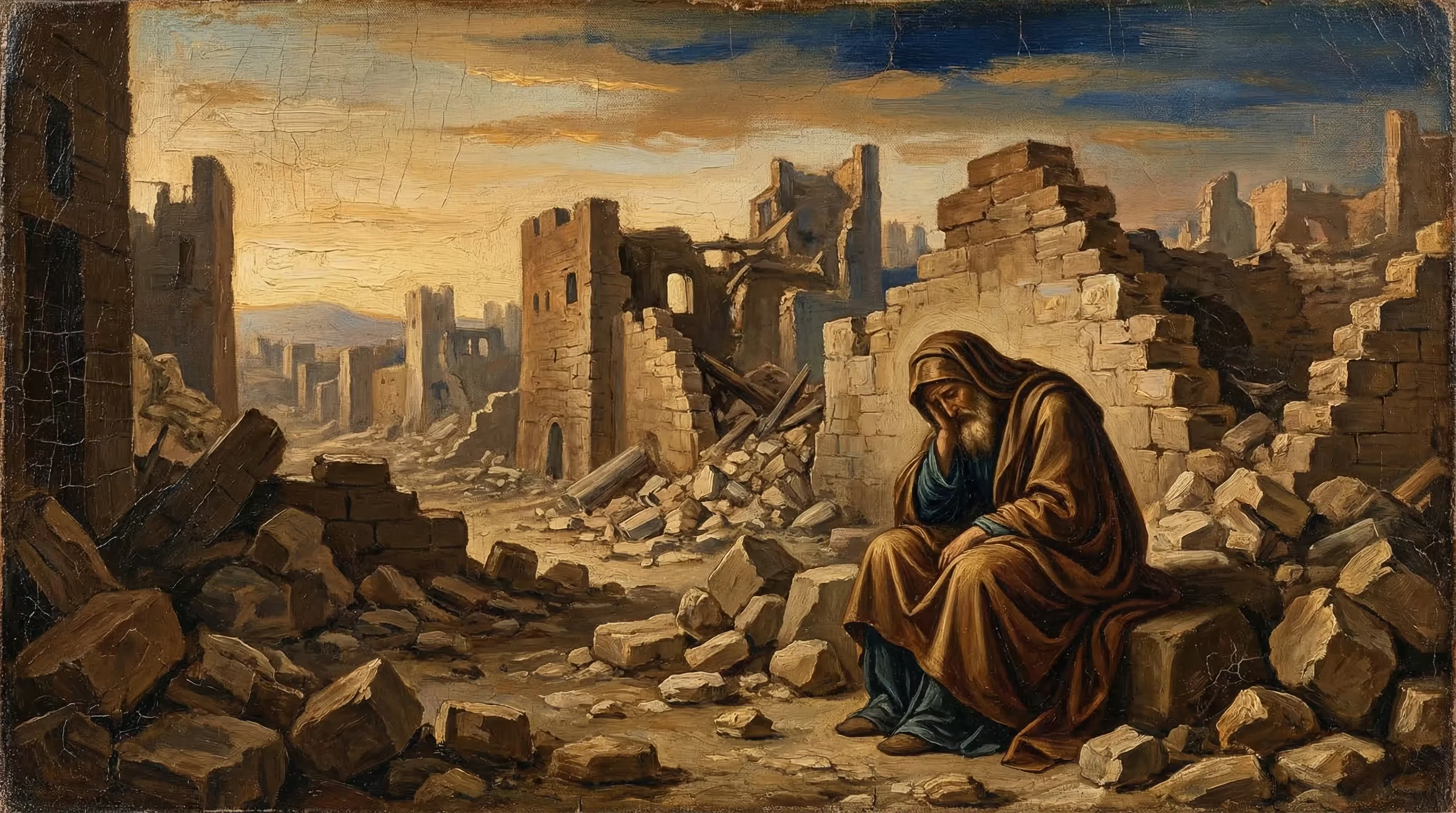 Book of Lamentations - Bible Art in Italian Renaissance Style