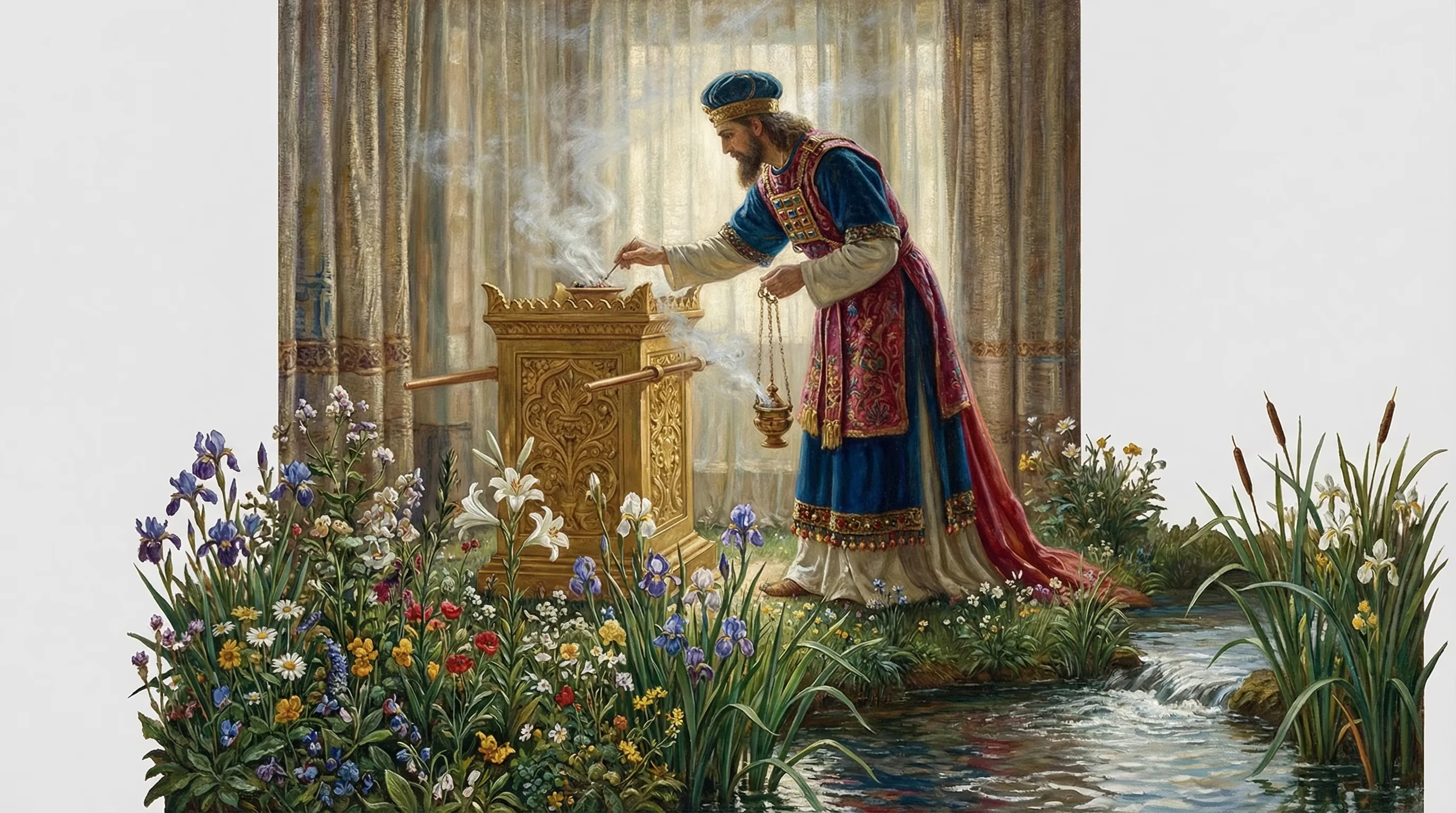 Book of Leviticus - Bible Art in Pre Raphaelite Style