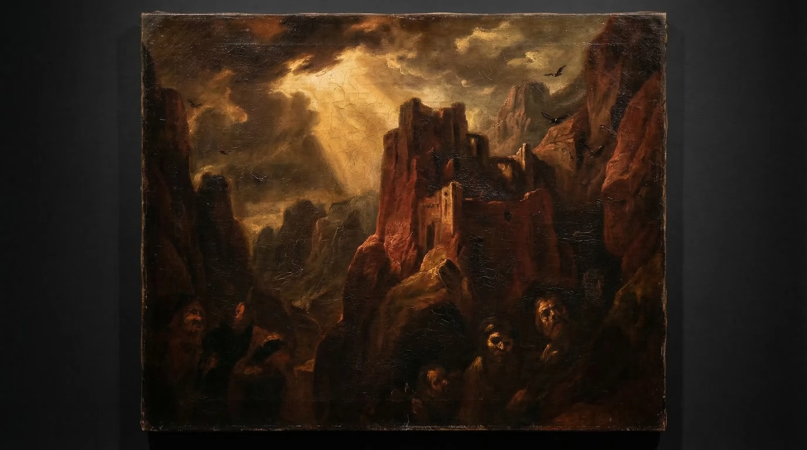 Book of Obadiah - Bible Art in Baroque Drama Style