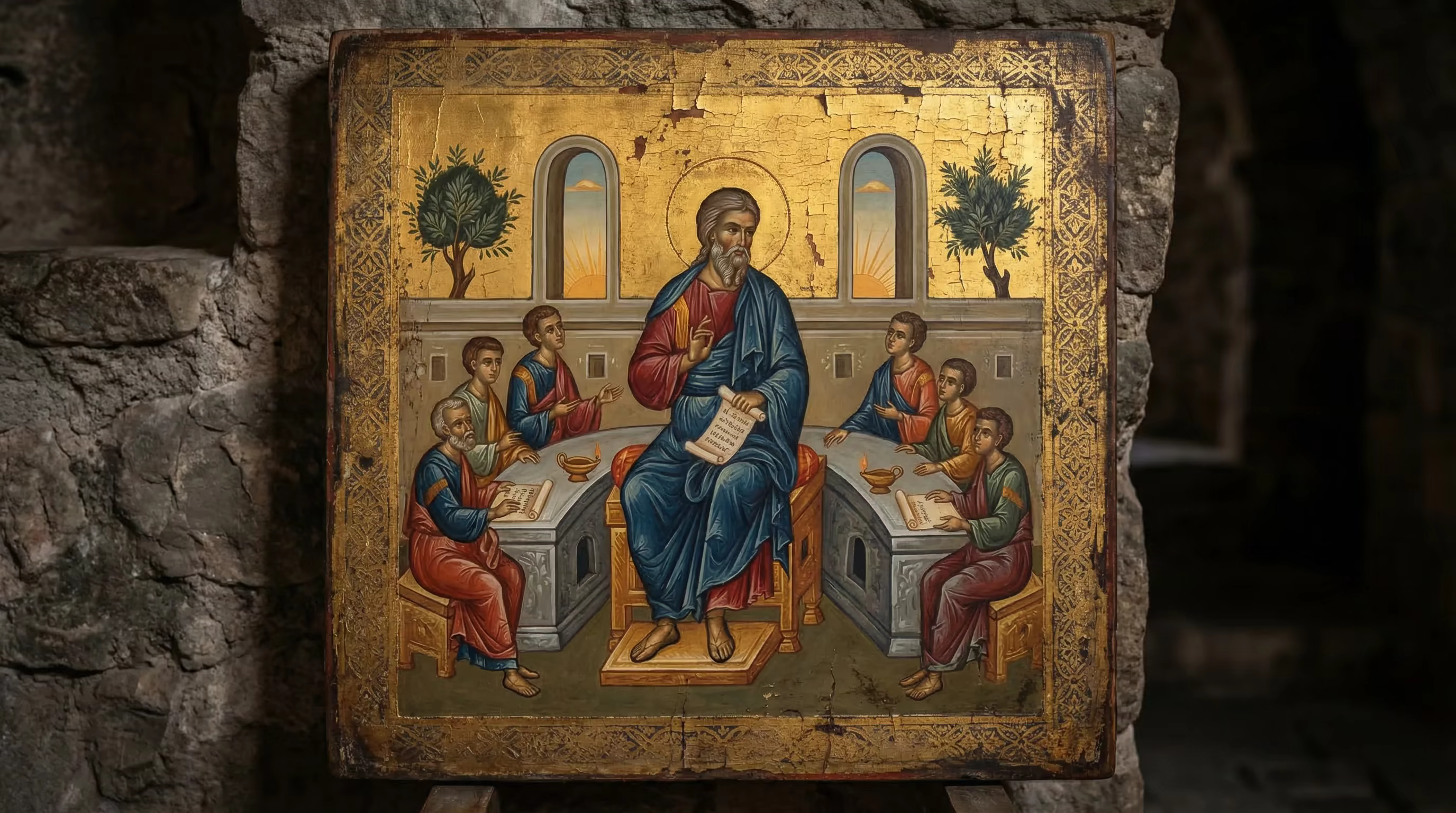 Book of Proverbs - Bible Art in Byzantine Orthodox Style