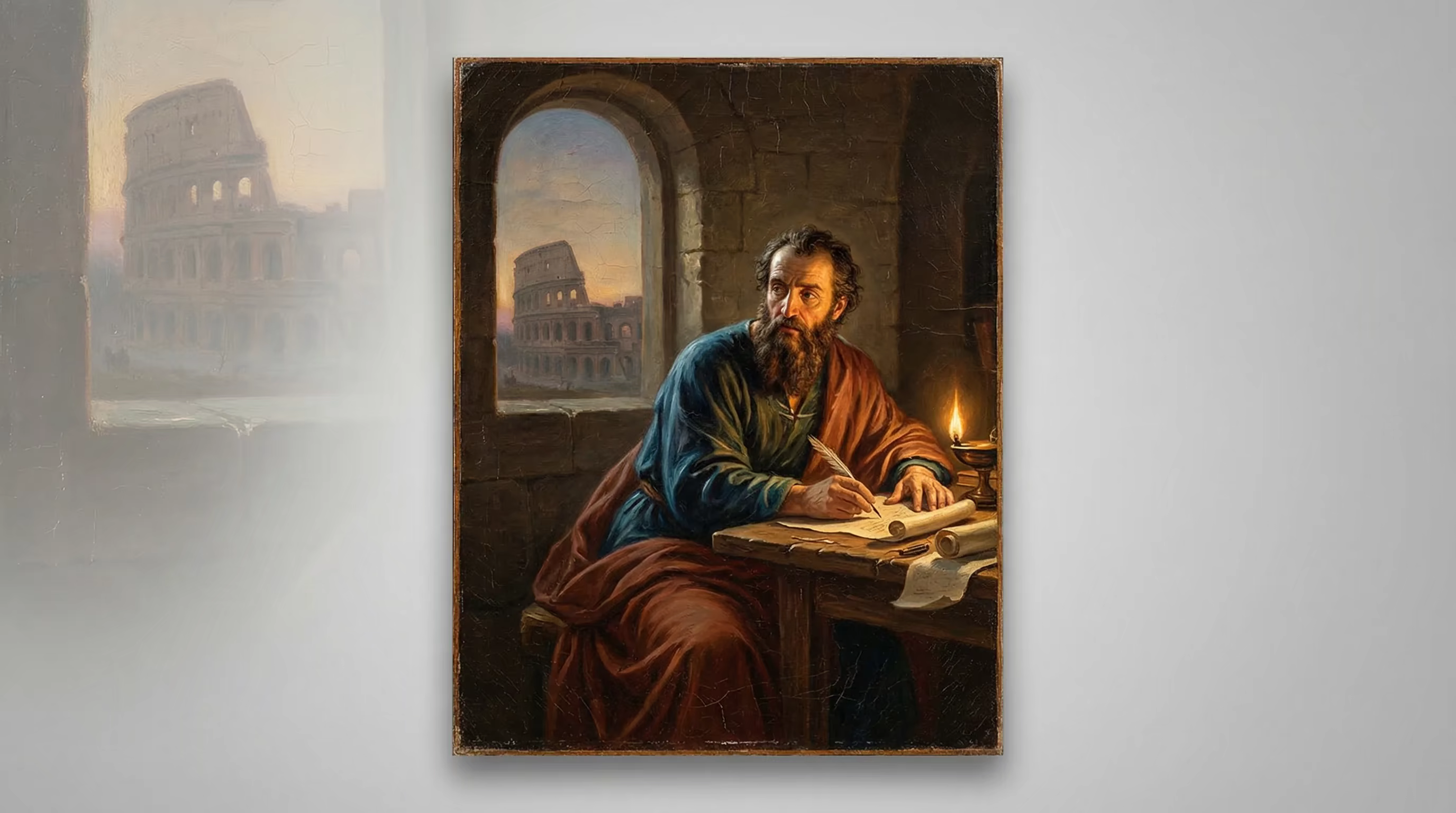 Book of Romans - Bible Art in Italian Renaissance Style