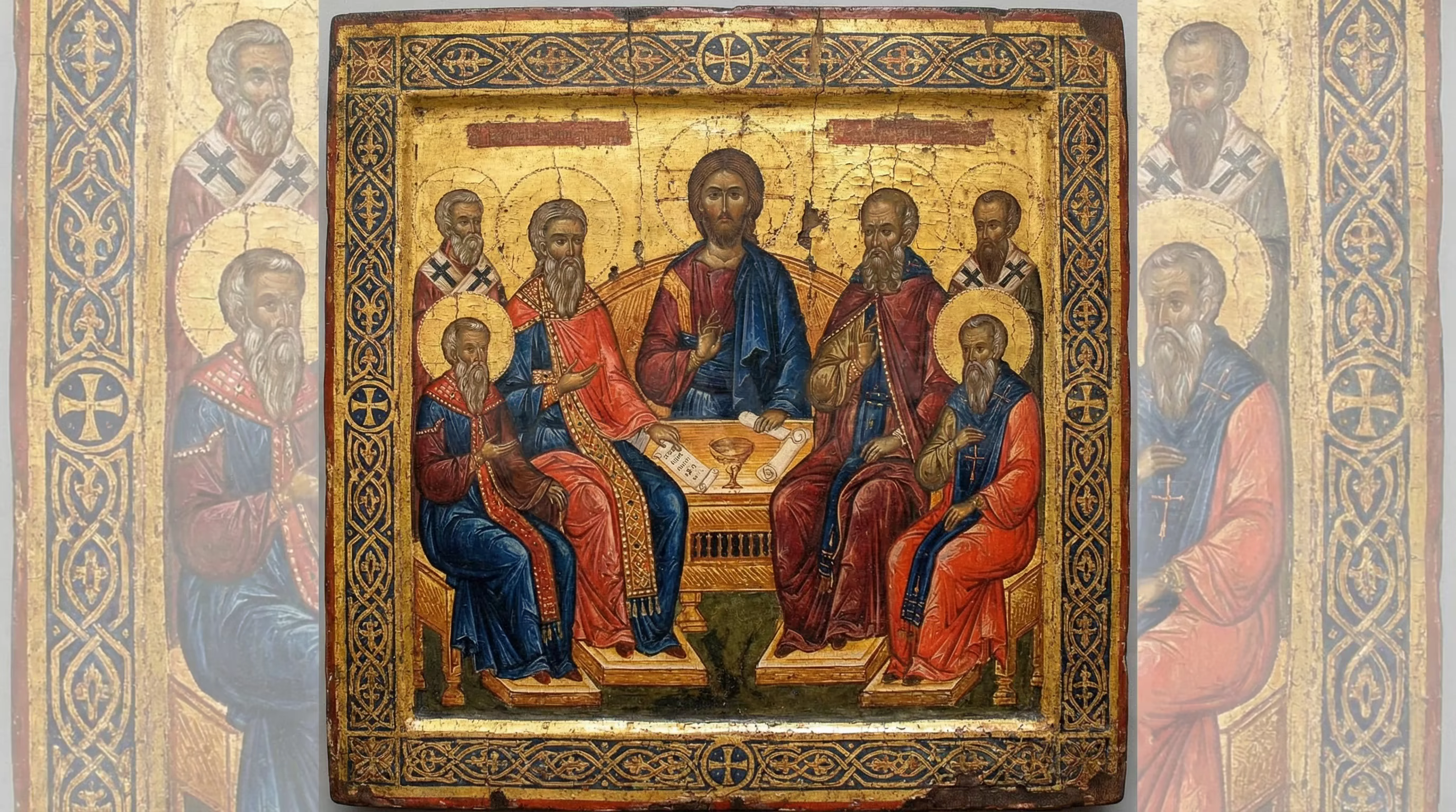 Council of Jerusalem - Biblical Painting in Byzantine Orthodox Style