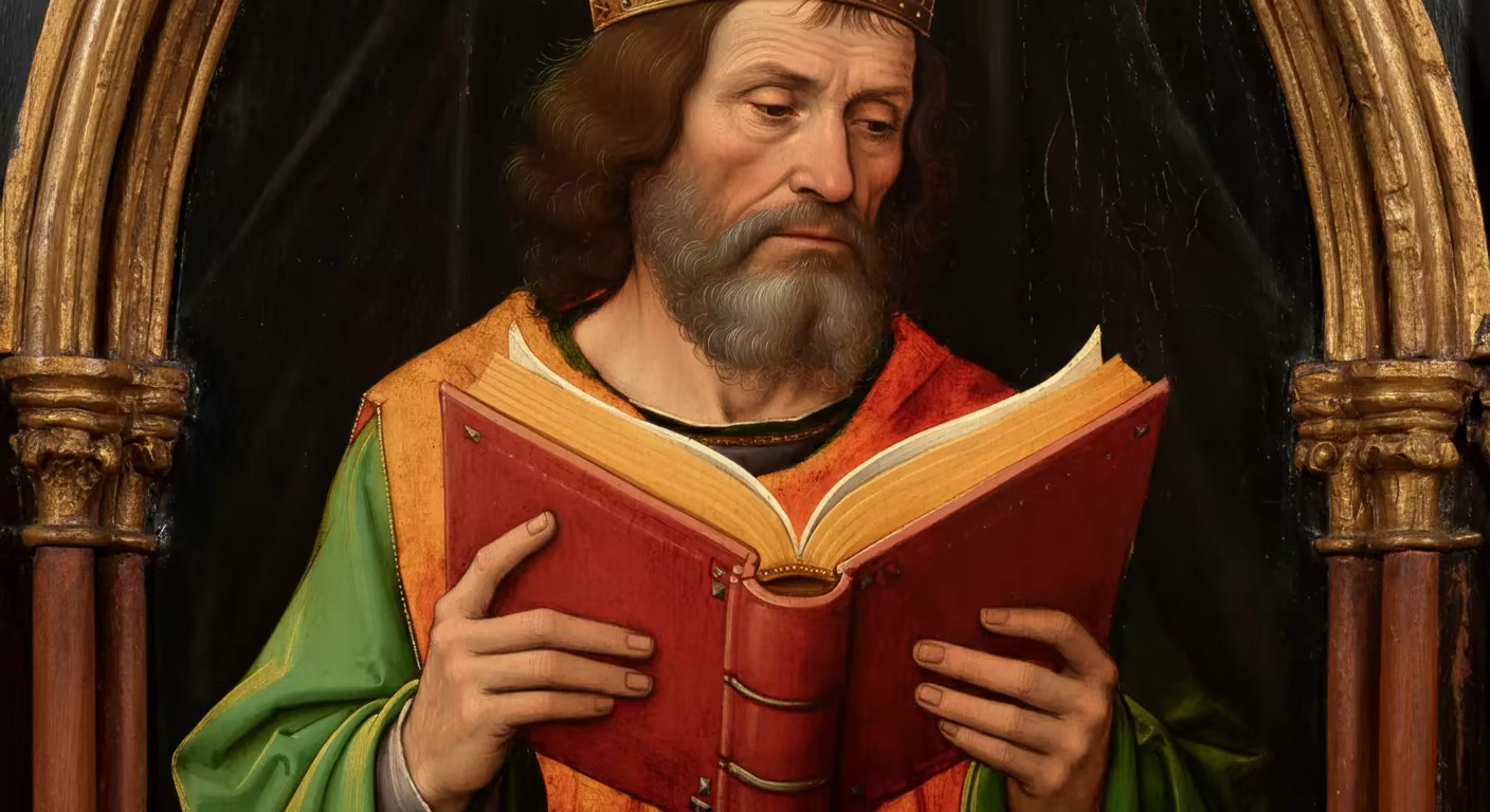 Josiah's Reforms - Biblical Painting in Northern Renaissance Style