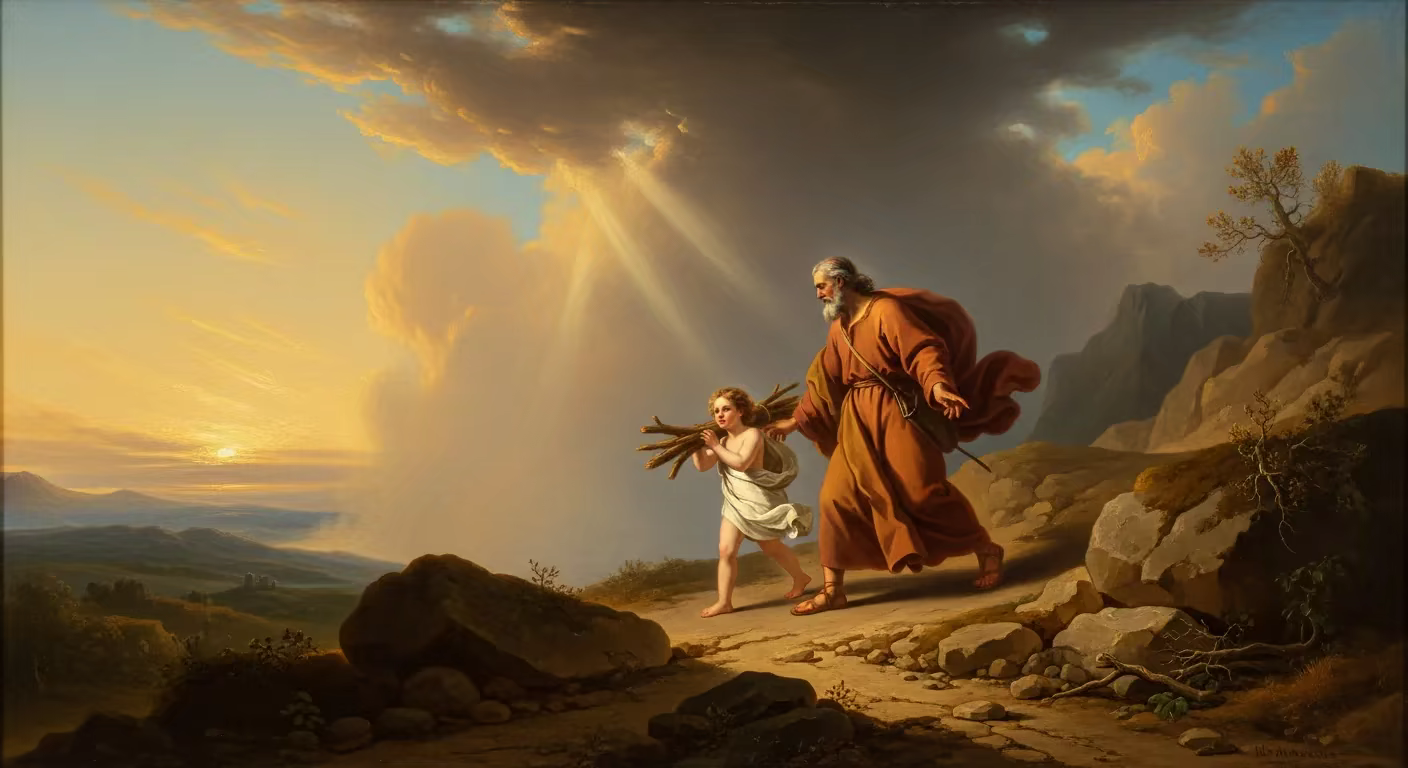 Bible Faith - Painting in Romantic Period Style