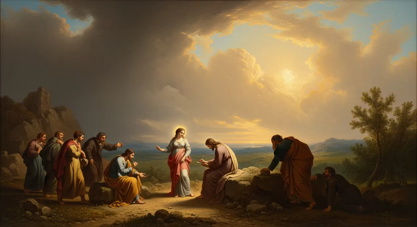 Bible Grace - Painting in Romantic Period Style