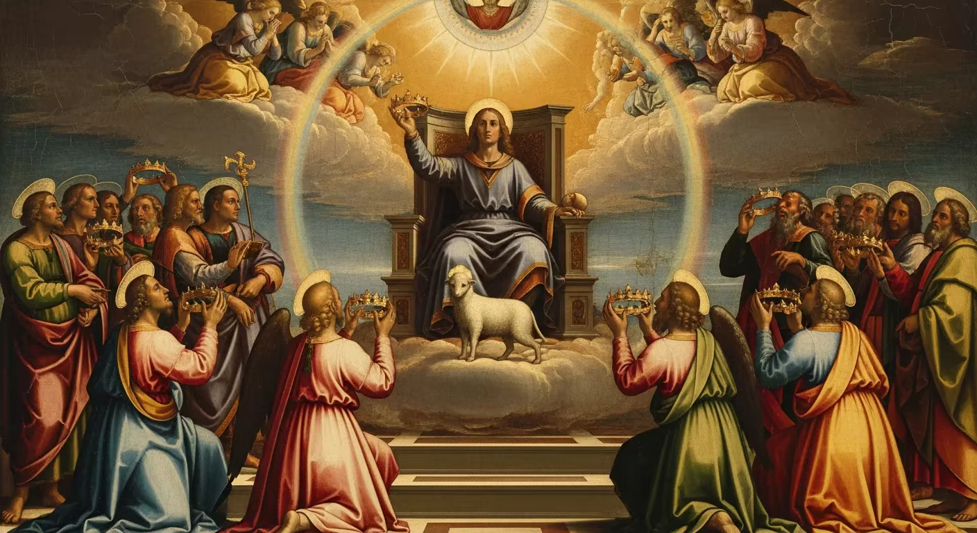Bible Heaven - Painting in Italian Renaissance Style