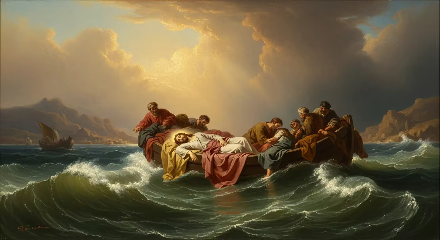 Bible Peace - Painting in Romantic Period Style