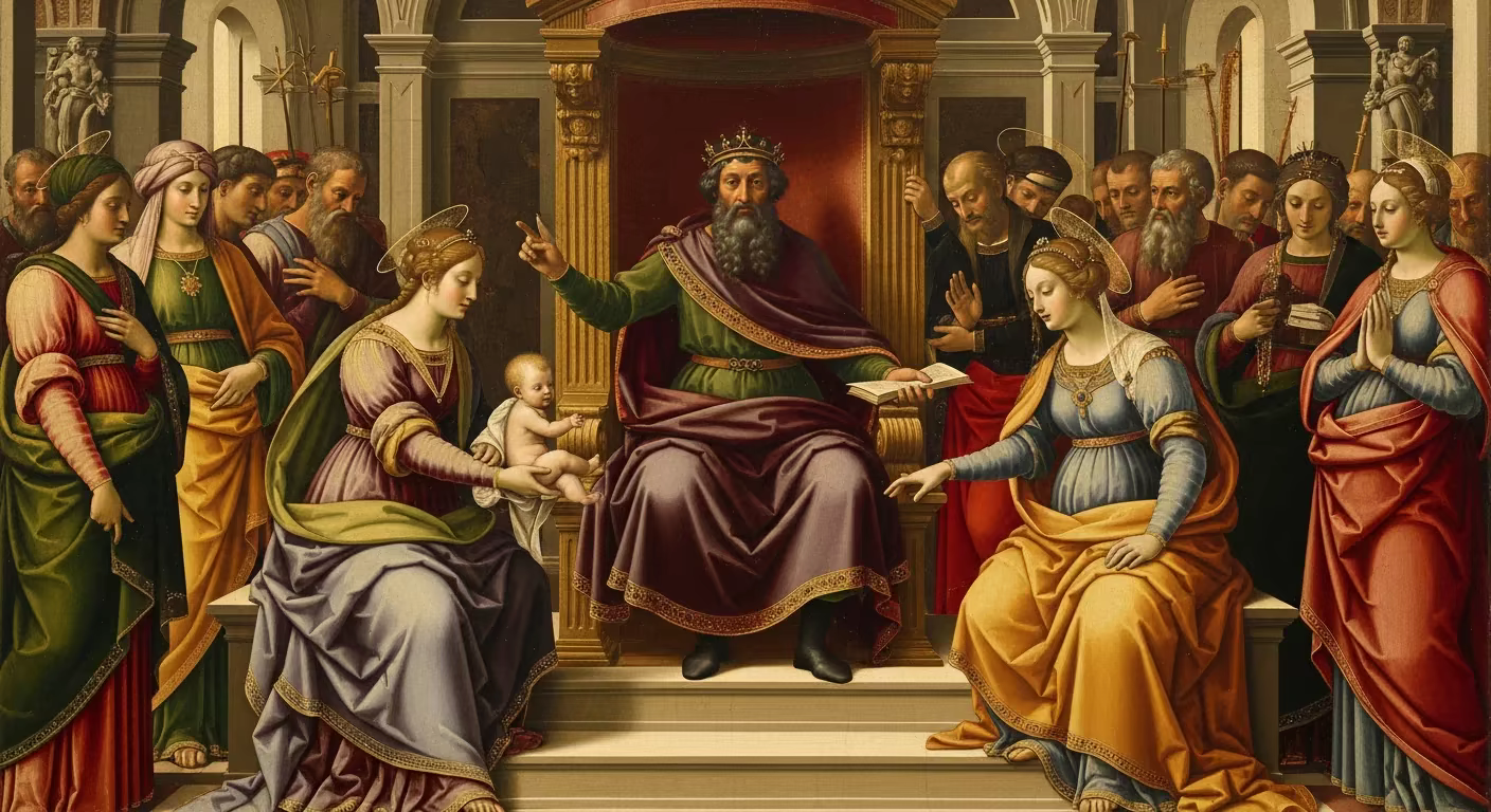 Bible Wisdom - Painting in Italian Renaissance Style